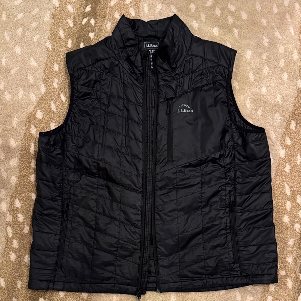 Men’s L.L. Bean Black Quilted Vest